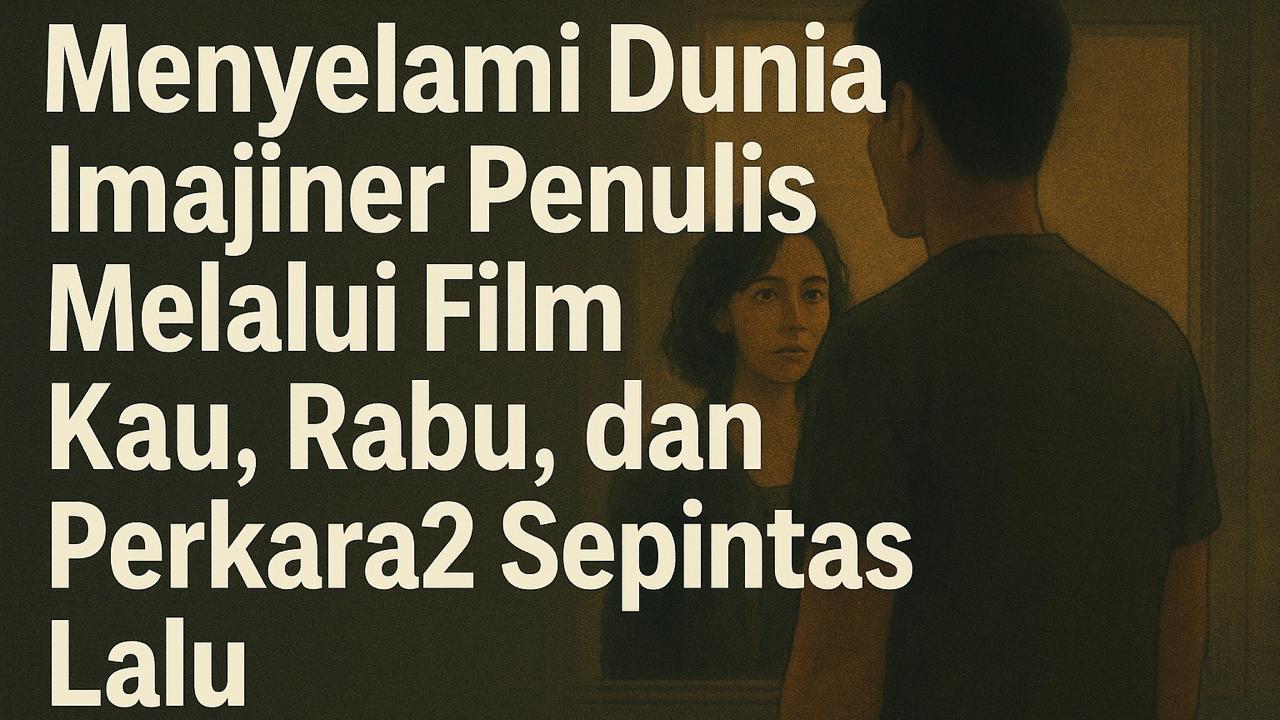 Menyelami Dunia Imajiner Penulis Melalui Film Kau, Rabu, dan Perkara2 Sepintas Lalu