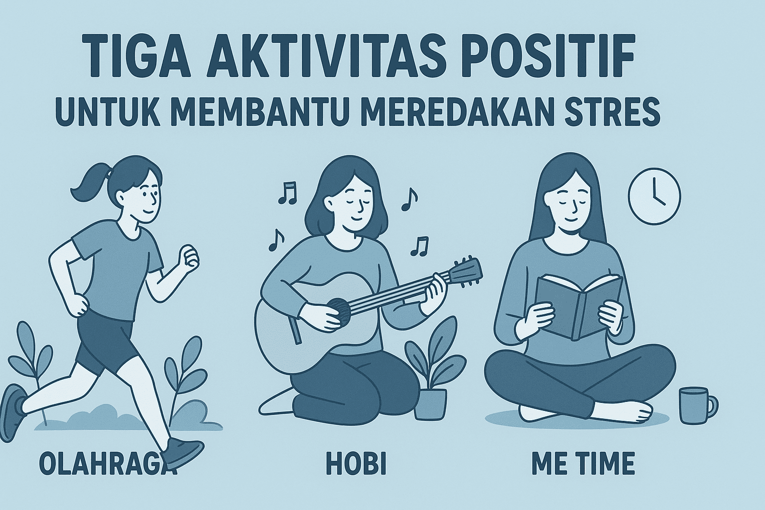 Tiga Aktivitas Positif untuk Membantu Meredakan Stres