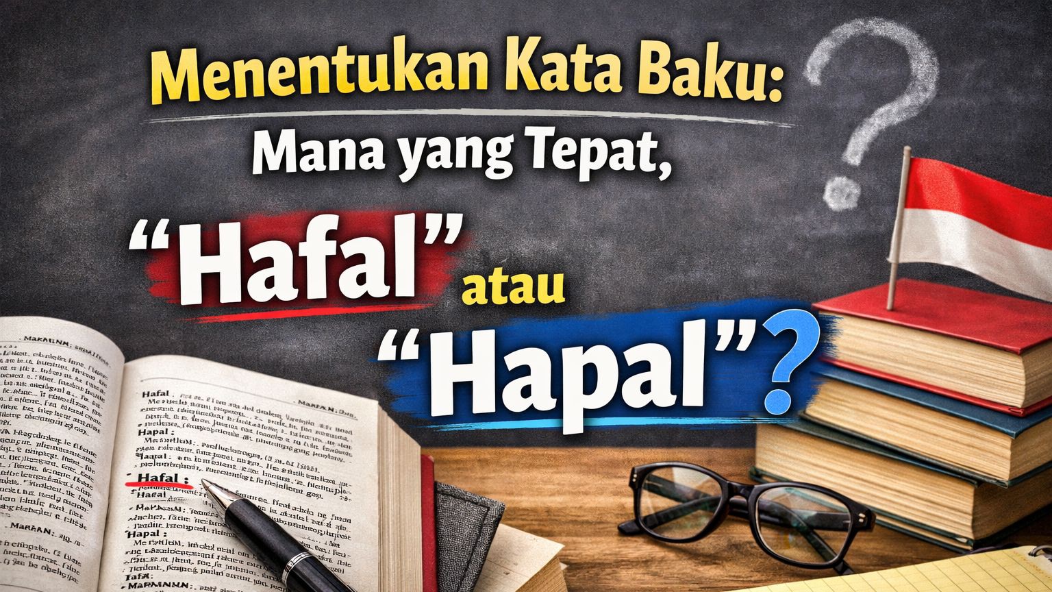 Menentukan Kata Baku: Mana yang Tepat, Hafal atau Hapal?
